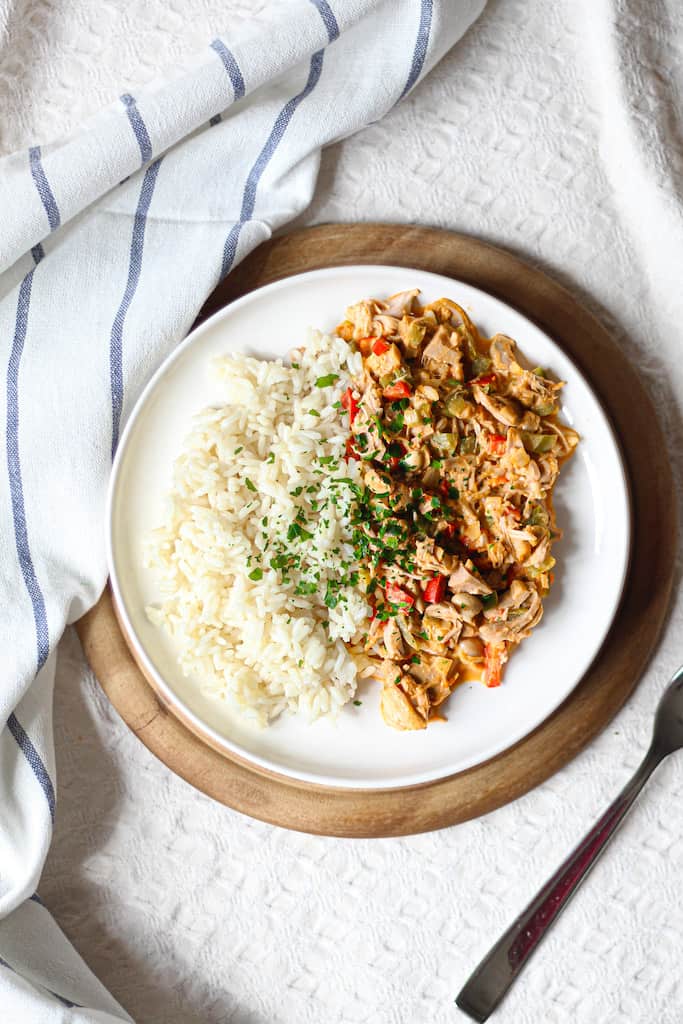 veganes geschnetzeltes mit Jackfruit