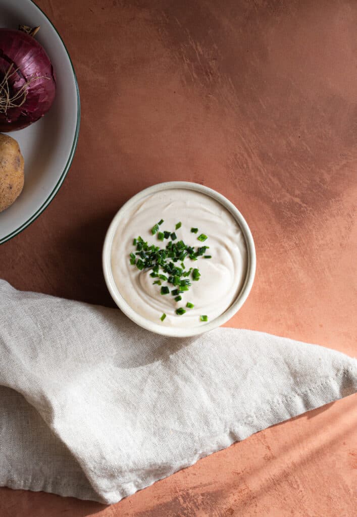 vegane joghurt tahinsoße