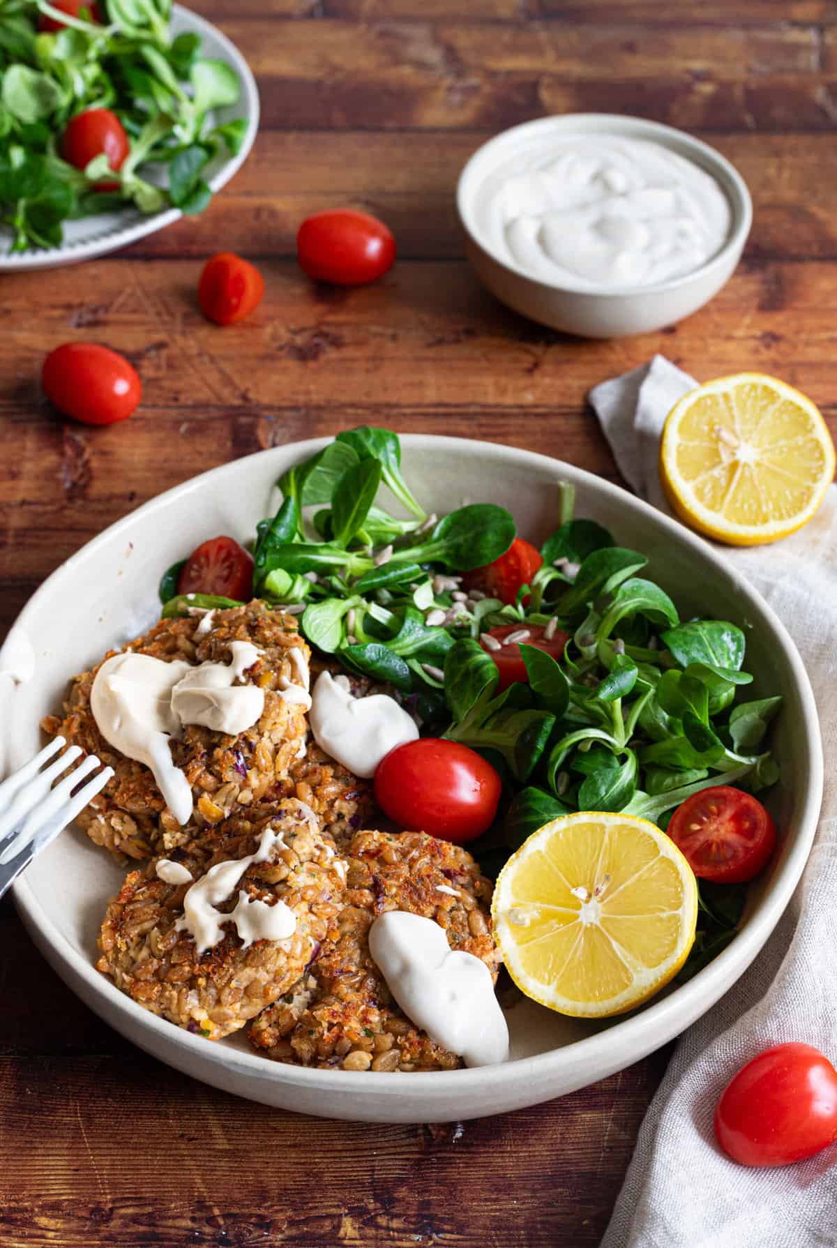 Vegane Grünkernbratlinge - Pflanzlich Gut