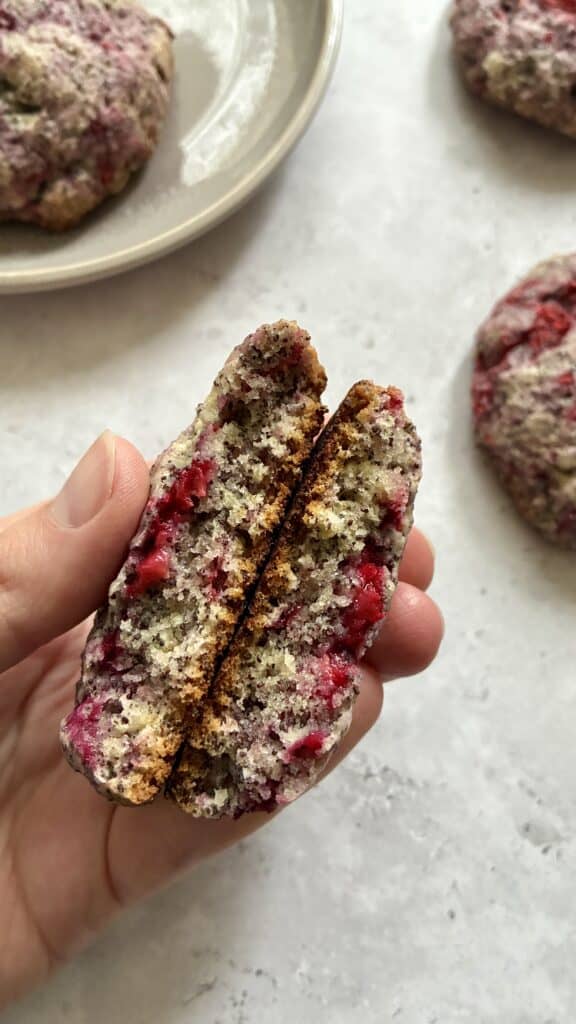 vegane mohn kekse halbier