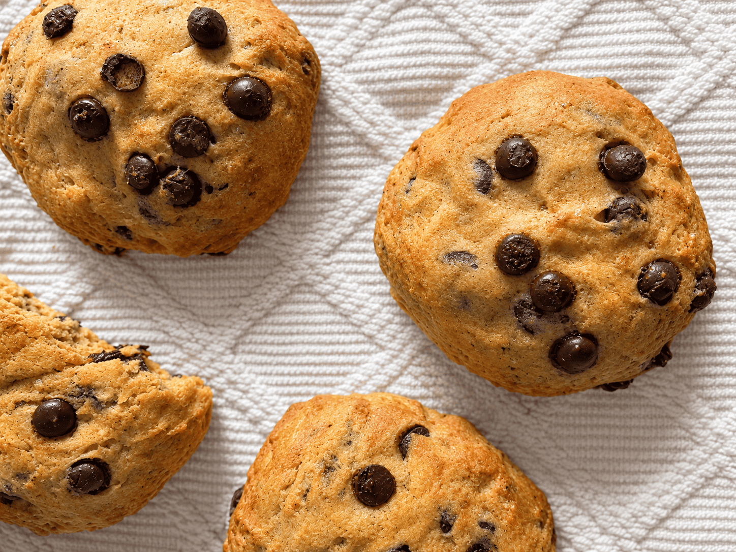 Weiche Kürbis Cookies mit Schokolade